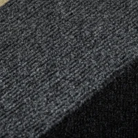 PawHut Haustiertreppe Hundetreppe 4 Stufen tragbare Katzentreppe Einstiegshilfe mit grauem Teppich für Katzen und Hunde einstellbar faltbar 46,5 x 55 x 64 cm(m-7)