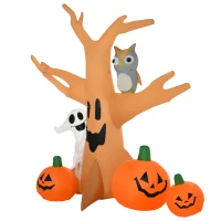HOMCOM Halloween opblaasbaar spook(m-10)