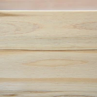 Outsunny Hochbeet 3-stufige Gartenbeet Pflanzenbeet Kräuterbeet Blumentreppe für Balkon Garten Natur Holz 93 x 93 x 35 cm(m-9)