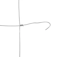 PawHut Maschendraht Drahtgitter Hundezaun Geflügelzaun Gartenzaun 52 x 1 m Volierendraht Geflügelnetz Hühnerzaun Hütezaun Drahtzaun Rolle Masche stark Stahl Silber(m-7)