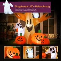 HOMCOM Halloween opblaasbaar spook(m-4)