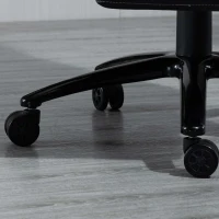 Vinsetto Gamingstuhl mit RGB LED-Leuchten Bürostuhl mit Wippenfunktion höhenverstellbarer Schreibtischstuhl Fußstütze ergonomisches Design modern Kunstleder Stahl Schwarz+Blau 71x74x 126-134 cm(m-9)