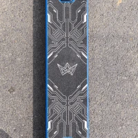 HOMCOM Stunt Scooter für Kinder über 14 Jahre alt Kick Scooter Fun Scooter mit Deck Gummigriffe Hinterradbremse ABEC-7 Kugellagern Aluminium Kunstleder Blau 68 x 46 x 84 cm(m-8)