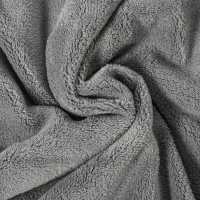 HOMCOM Kuscheldecke 2 x 1,5 m, doppelseitig, leicht & weich, In- und Outdoor, für 2 Personen, grau(m-8)