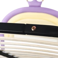 Letto Contenitore Matrimoniale con Sistema Idraulico, Rete a Doghe e Testata Regolabile in Altezza, in Legno, 140x203x125-131 cm, Viola(m-8)