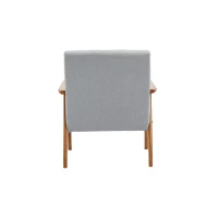 Butaca de Relax Mid-century Modern para Sala de Estar y Dormitorio Gris Claro(m-11)