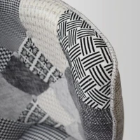 PAZZO DESIGN Poltrona Con Poggiapiedi, Multicolor(m-3)