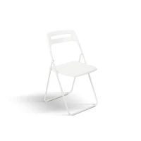 PAZZO DESIGN Sedia pieghevole Peter Bianca set da 6 sedie struttura in metallo(m-1)