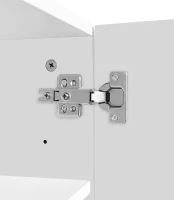 Meuble à chaussures mobile avec double porte, éclairage LED multicolore et armoire penderie, Blanc(m-8)