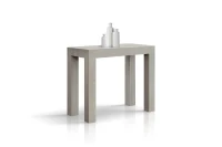 PAZZO DESIGN Tavolo Consolle allungabile, Olmo perla, Nobilitato,Made in Italy da 45 a 300 cm(m-1)