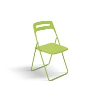 PAZZO DESIGN Sedia pieghevole Peter Verde set da 6 sedie struttura in metallo(m-1)