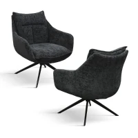 PAZZO DESIGN Poltrona Vittoria Nera(m-2)