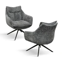 PAZZO DESIGN Poltrona Vittoria Grigia(m-2)