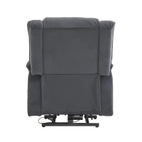 Fauteuil de Relaxation Électrique releveur, Massage Chauffant, 2 Porte-gobelets et Télécommande, Gris(m-9)