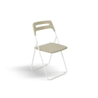 PAZZO DESIGN Sedia pieghevole Peter Tortora set da 6 sedie struttura in metallo(m-1)