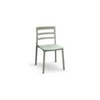 PAZZO DESIGN Sedia Luca set da 4 sedie verde in Polipropilene(m-1)
