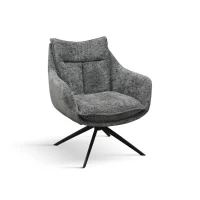 PAZZO DESIGN Poltrona Vittoria Grigia(m-1)