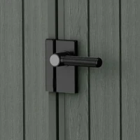 Keter Casetta da Giardino Darwin 4x4, Verde, 125,8 X 117 X 205 h(m-6)