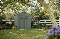 Keter Casetta da Giardino Darwin 6x4, Verde, 190 X 122 X 221 h(m-3)