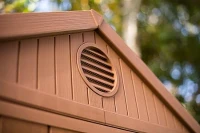 Keter Casetta da Giardino Darwin 6x6, Marrone, 125,8 X 184,5 X 205,1 h(m-6)