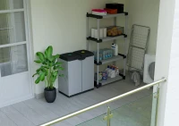 MONGARDI Mobile Portasacco Bis per Raccolta differenziata, in Plastica,  68L x 38P x 87H cm(m-3)