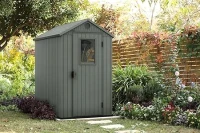 Keter Casetta da Giardino Darwin 4x6, Verde, 125,8 X 184,5 X 205,1 h(m-3)