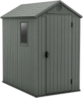 Keter Casetta da Giardino Darwin 4x6, Verde, 125,8 X 184,5 X 205,1 h(m-1)