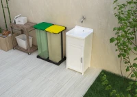 MONGARDI Mini Lavatoio in resina per esterno-interno 40x40x85(m-2)