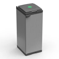 MONGARDI Mobile Portasacco Mono per Raccolta differenziata, in Plastica,  34L x 38P x 87H cm(m-1)