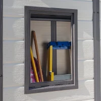 Keter Casetta da Giardino Manor 6x4 Pent, Beige, 183,5 X 111 X 200,5 h(m-5)