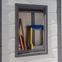 Keter Casetta da Giardino Manor 6x6 Pent, Beige, 183,5 X 185 X 200 h(m-5)