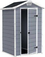 Keter Casetta da Giardino Manor 4x3, Grigia, 129 X 103 X 196 h(m-4)