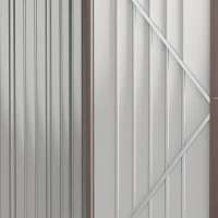 Outsunny Tuinhuisje met Schuurdak Grijs 161,5 cm x 94,5 cm x 196 cm(m-8)