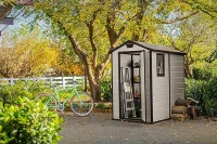 Keter Casetta da Giardino Manor 4x6, Beige, 130 X 192 X 198 h(m-5)