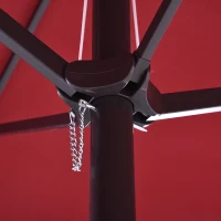 Outsunny parasol podwójny parasol ogrodowy parasol targowy z korbką ręczną 460 x 270 cm(m-8)