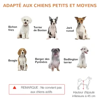 PawHut Barrière de sécurité pour chien extensible longueur réglable 104-183 x 36 x 69 cm pin bleu(m-7)
