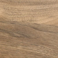 HOMCOM Cassettiera 4 Cassetti con Maniglie e Piedini, Arredamento Moderno Casa in Legno 80x40x93.5cm Bianco e Noce(m-7)