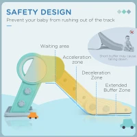 AIYAPLAY Foldable Kids Slide, Freestanding Baby Slide, for Ages 1.5-3 Years(m-4)