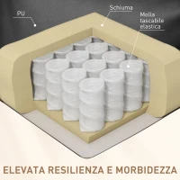 HOMCOM Poltrona Relax Massaggiante con 8 Punti, 5 Modalità e 2 Intensità, Reclinabile con Poggiapiedi e Girevole, 84x92x109cm, Nero(m-6)