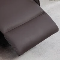 HOMCOM Fotoliu Rabatabil cu Ridicare Electrică, Scaun cu Masaj prin Vibrații și Căldură, cu Telecomandă și Buzunar, 67x89x102 cm, Maro(m-9)