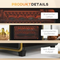 HOMCOM Multifunkcyjny piekarnik na gorące powietrze(m-8)