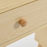 Coiffeuse avec Miroir LED, 4 Compartiments Ouverts et 4 Grands Tiroirs, 105x40x130,5 cm, Naturel(m-9)