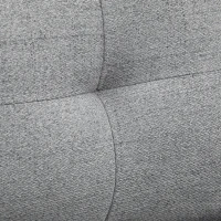 HOMCOM Fotoliu Tapițat din Material Textil cu Pernițe Umplute, Canapea Modernă cu Picioare din Oțel, 76x68x80 cm, Gri(m-7)
