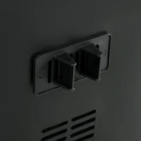 HOMCOM Friteuză cu Aer Cald cu Vas Dublu, Friteuză fără Ulei cu Ecran Tactil LED, Temporizator și Temperatură Reglabilă, 38.8x36.3x31.1 cm, Negru(m-9)