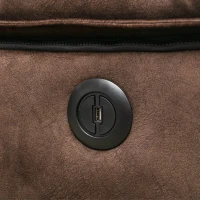 Power Lift Massage Chair with Heating Points, Side Pockets, Easy Assembly, Electric Recliner Armchair for Elderly, 103x100x106 cm, Brown(m-6)