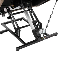 Executive Power Lift Massage Chair with Heating Points, USB Ports, Side Pockets, Easy Assembly, 92x94x105 cm, Brown(m-11)