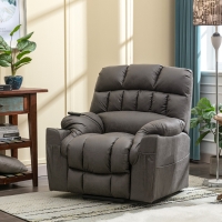 Electric Power Lift Recliner Armchair with Heating Points, Grey