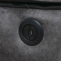 Electric Power Lift Recliner Chair with Heating Massage Points, Vibration, USB Ports, and Side Pockets, 103x100x106 cm, Grey(m-10)