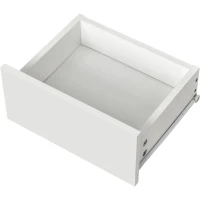 Modern High-Gloss Coffee Table with LED Lights, 2 Drawers and Remote Control, Chipboard, 100x60x36 cm - Ideal for Contemporary Living Spaces, White(m-8)