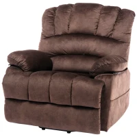 Power Lift Massage Chair with Heating Points, Side Pockets, Easy Assembly, Electric Recliner Armchair for Elderly, 103x100x106 cm, Brown(m-12)